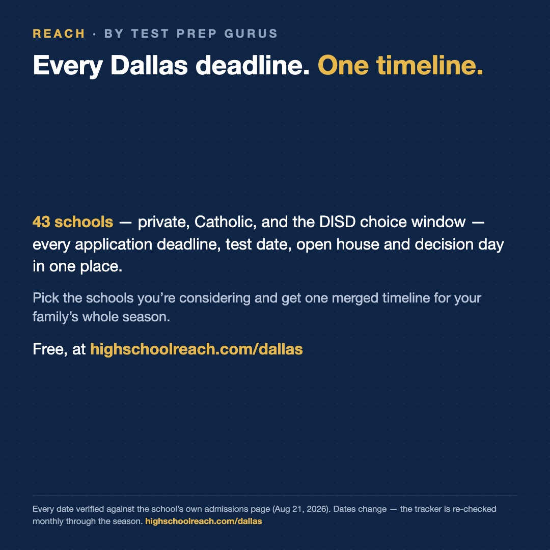 Slide 4 of Eleven Dallas private schools share one application deadline — January 8