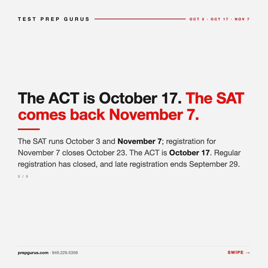 Slide 3 of A mom texted me at nine at night. The PSAT was in the morning.